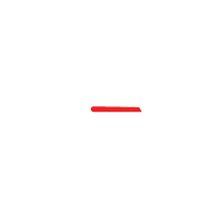 A horizontal red line, centered on a white background.