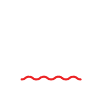 Red wavy line at the bottom, white background.