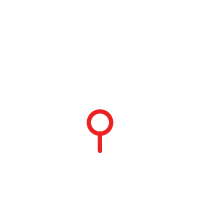 Red pin symbol.