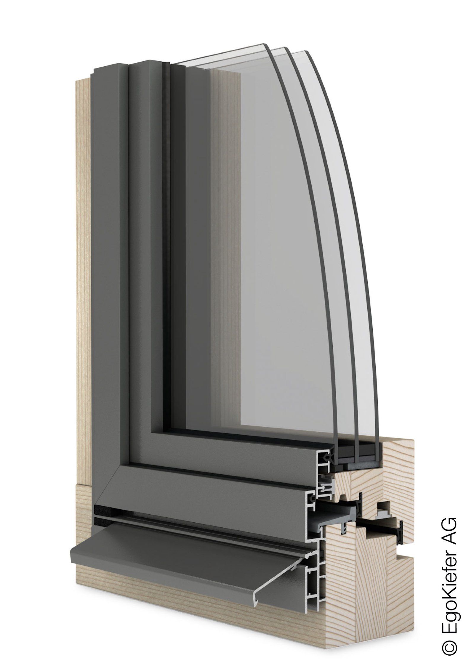 Das Holz-Aluminium-Fenster Ego Selection