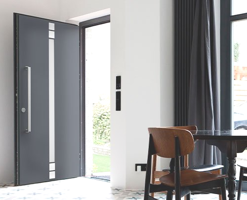 Haustüre von modernen Haus