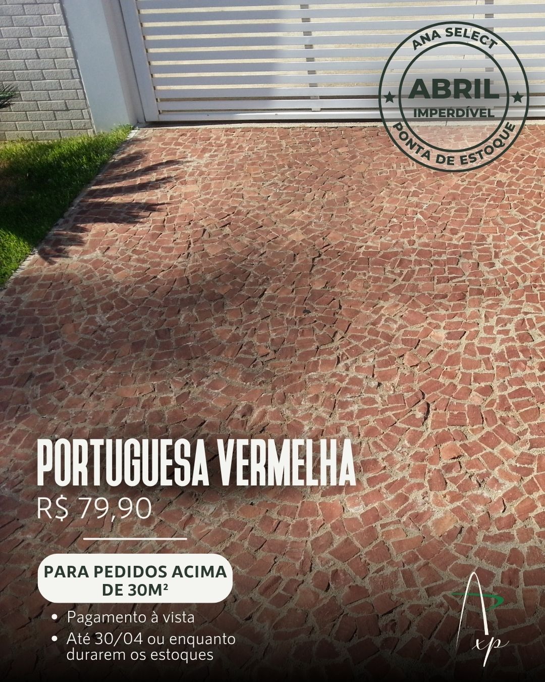 Oferta pedra portuguesa vermelha
