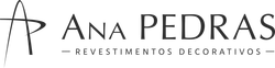 Um logotipo em preto e branco para uma empresa chamada ana pedras