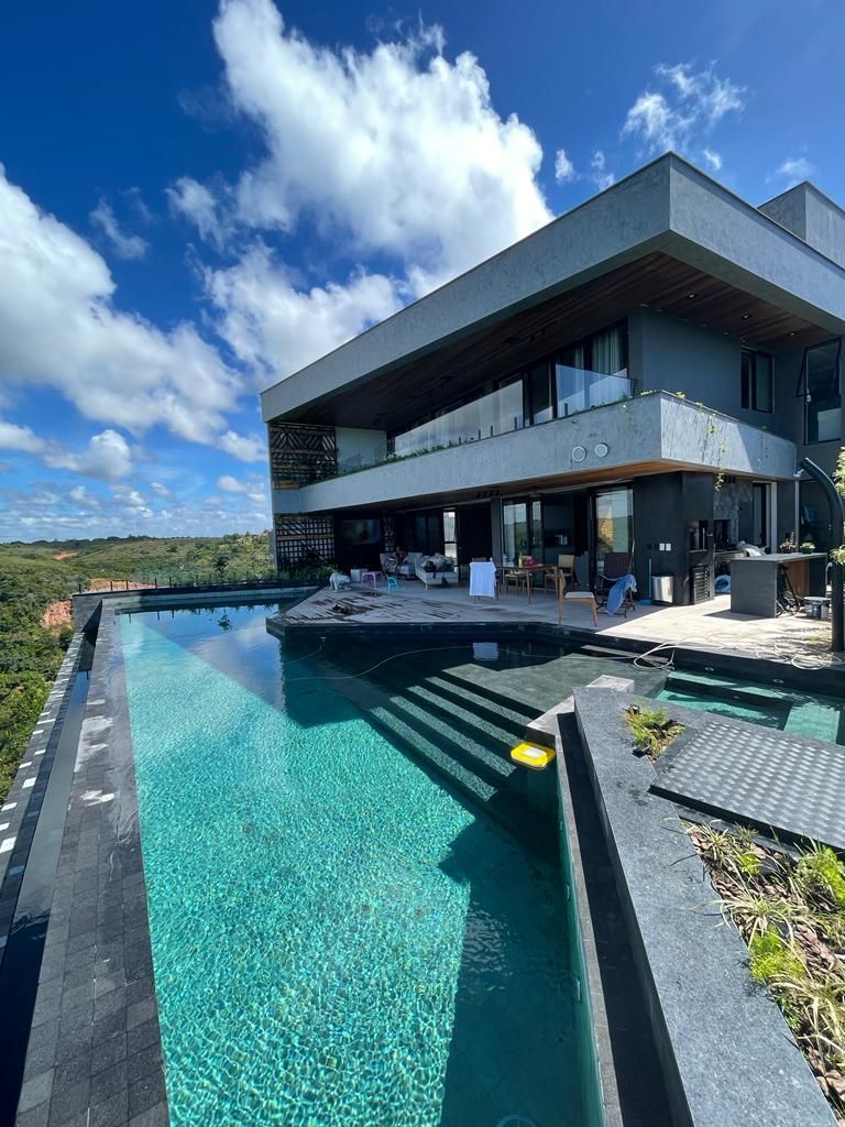 Pedra hijau na piscina