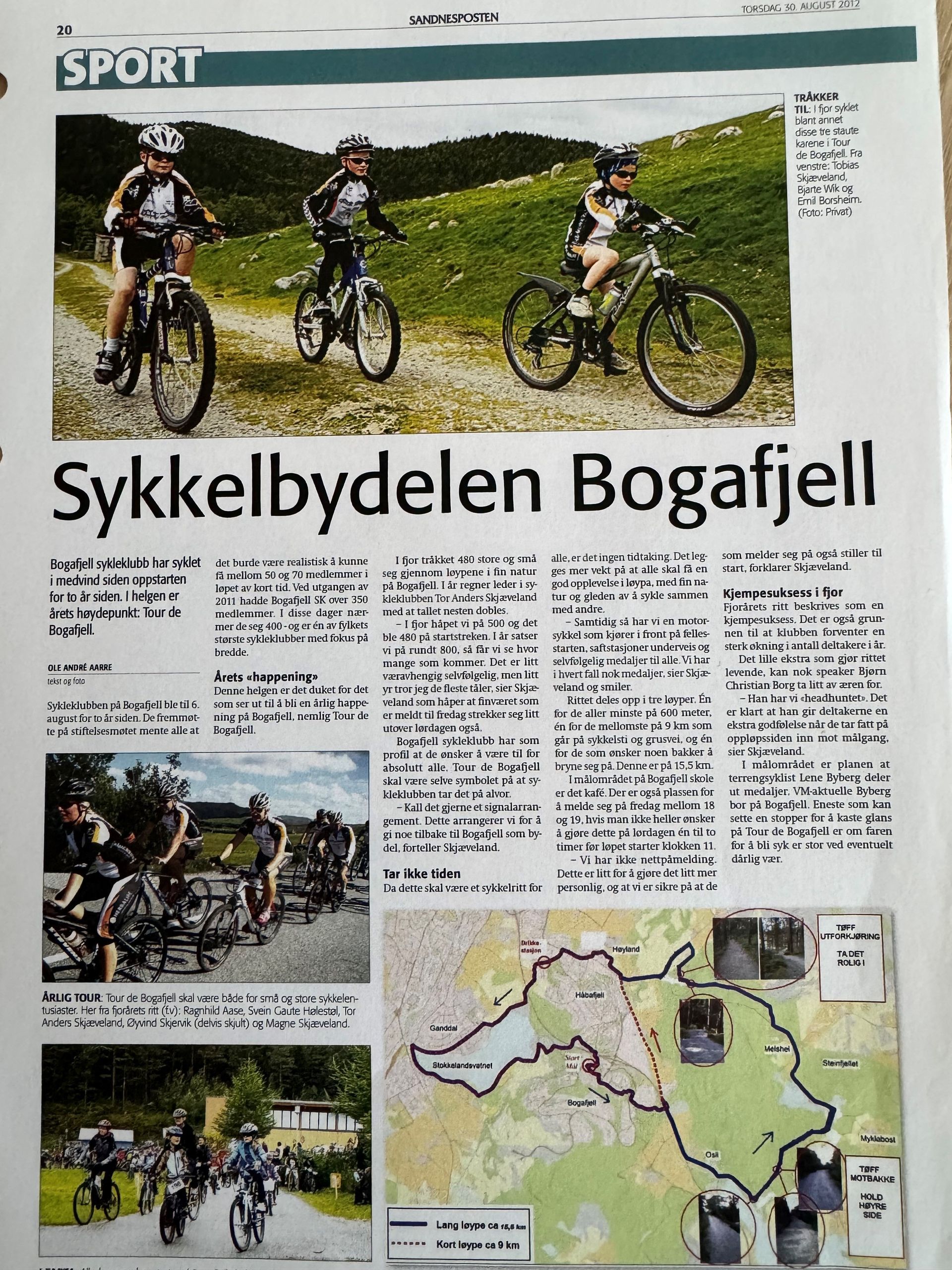 Tour de Bogafjell - Vårt tydeligste fotavtrykk som klubb