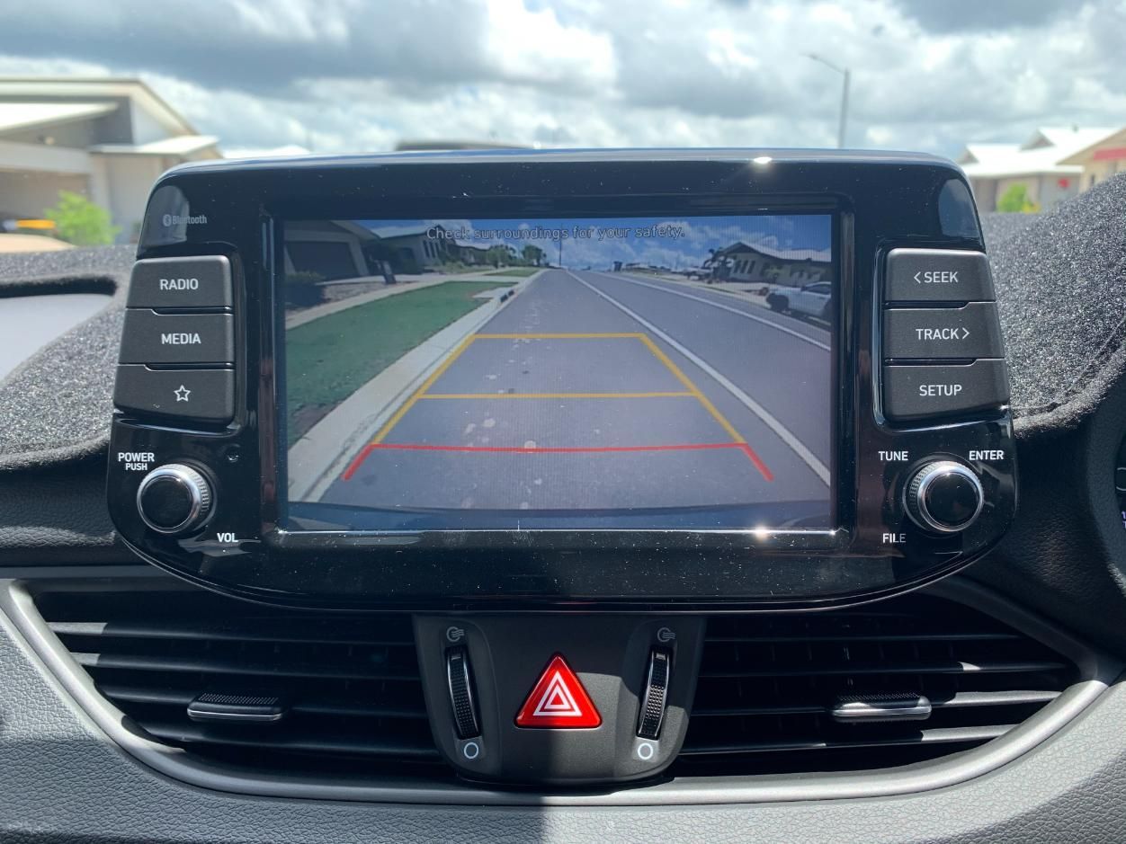 A Rear View Camera Is Displayed On The Dashboard Of A Car — Primera Driving School Darwin In Anula, NT
