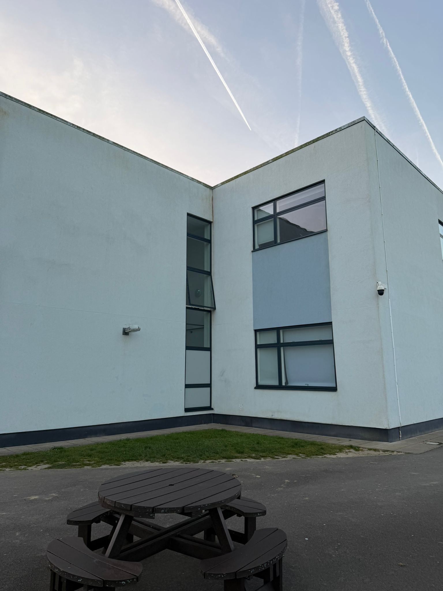 AFTER Exterior Building Render Cleaning