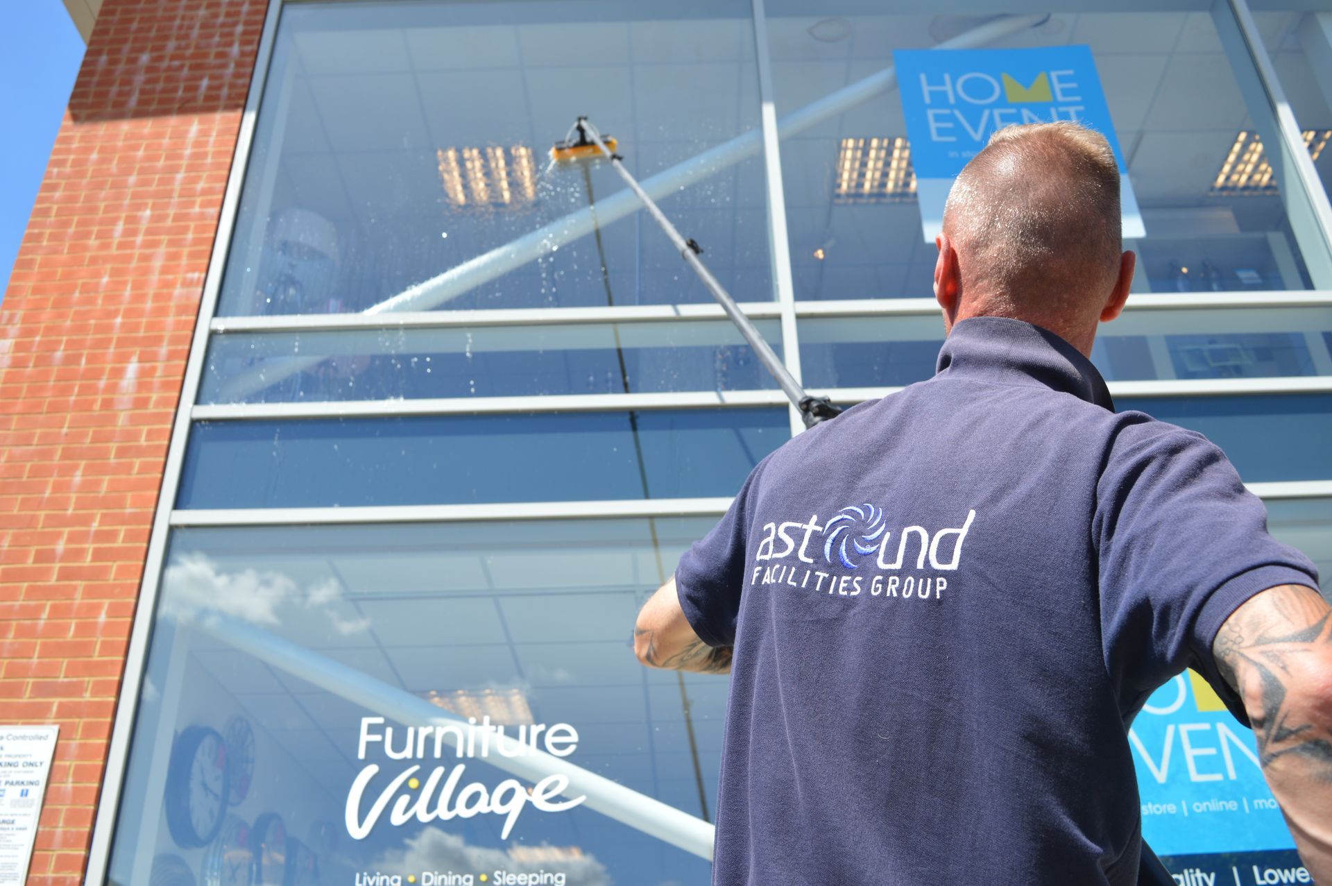 Pure Water Window Cleaning of shop front windows