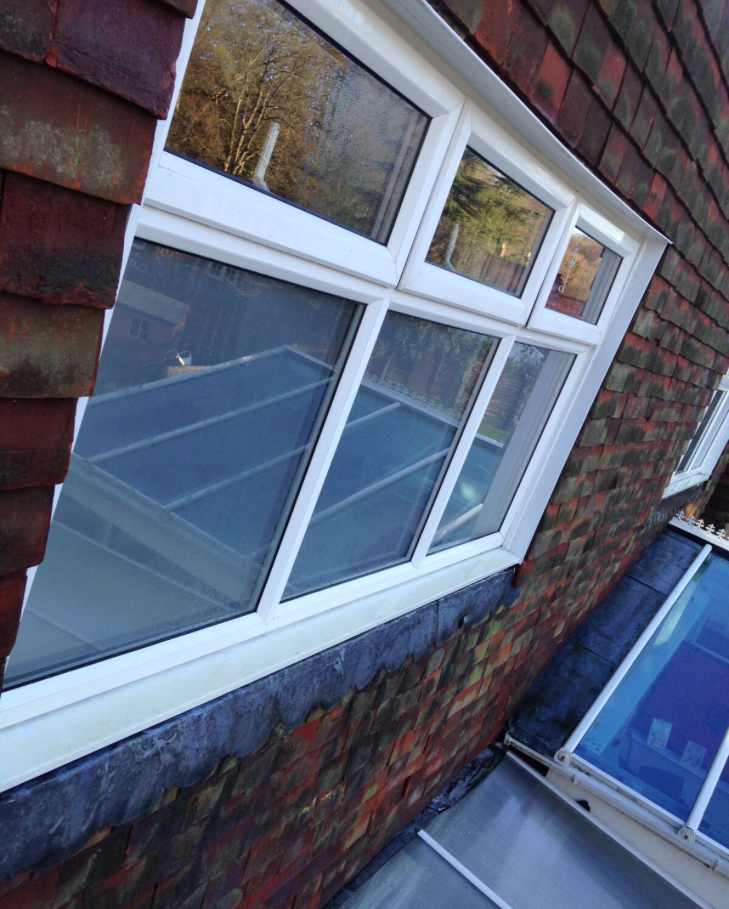 Commercial render cleaning of a monocouche render wall AFTER picture