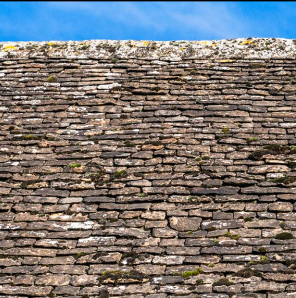 Old house roof cleaning 