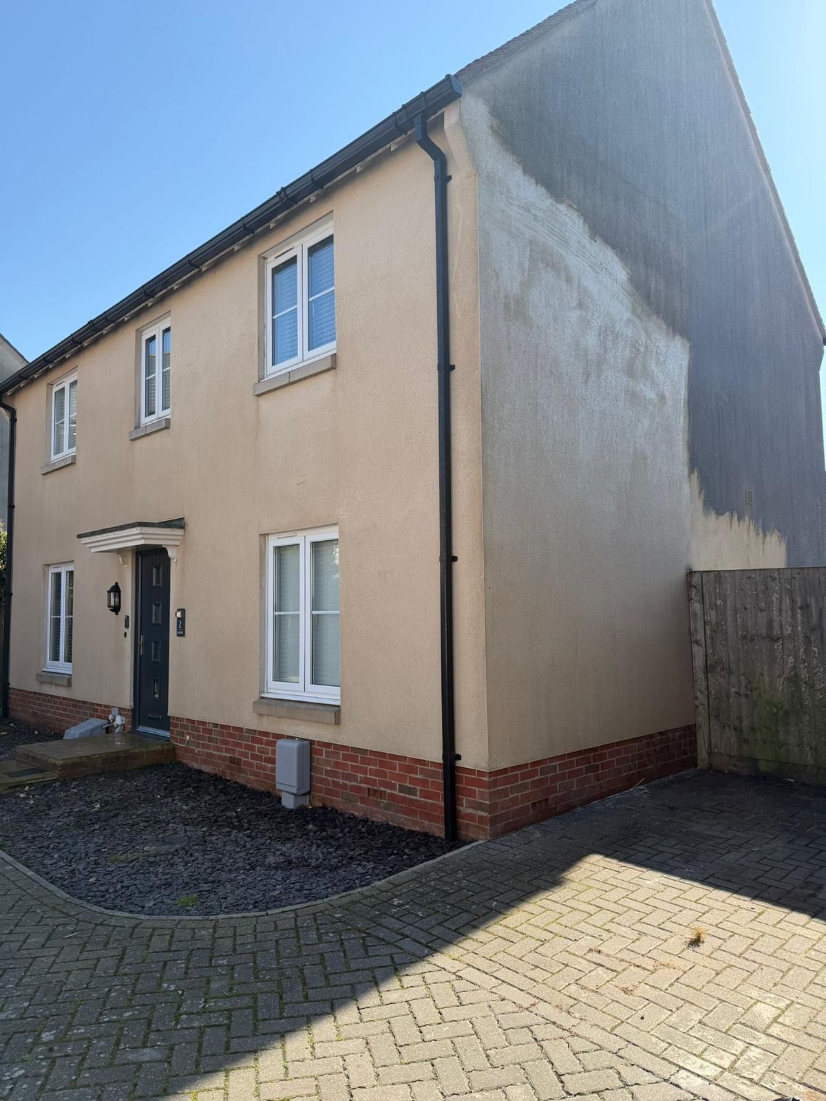 House Render Cleaning Project Brighton