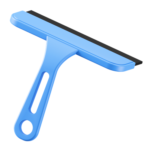 Traditional window cleaning squeegee 