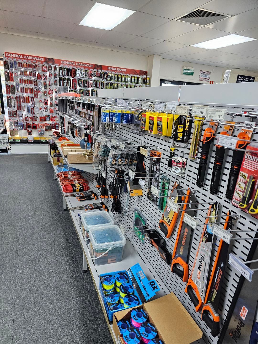 A store filled with lots of tools and supplies.imo