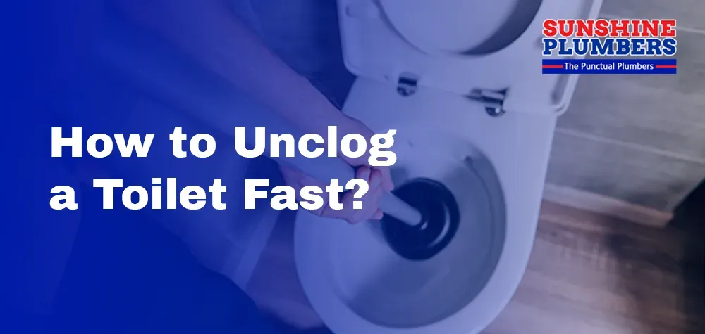 How to Unclog a Toilet Fast?