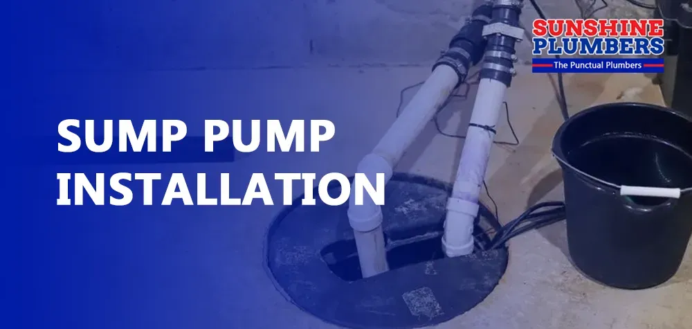 Sump Pump Installation