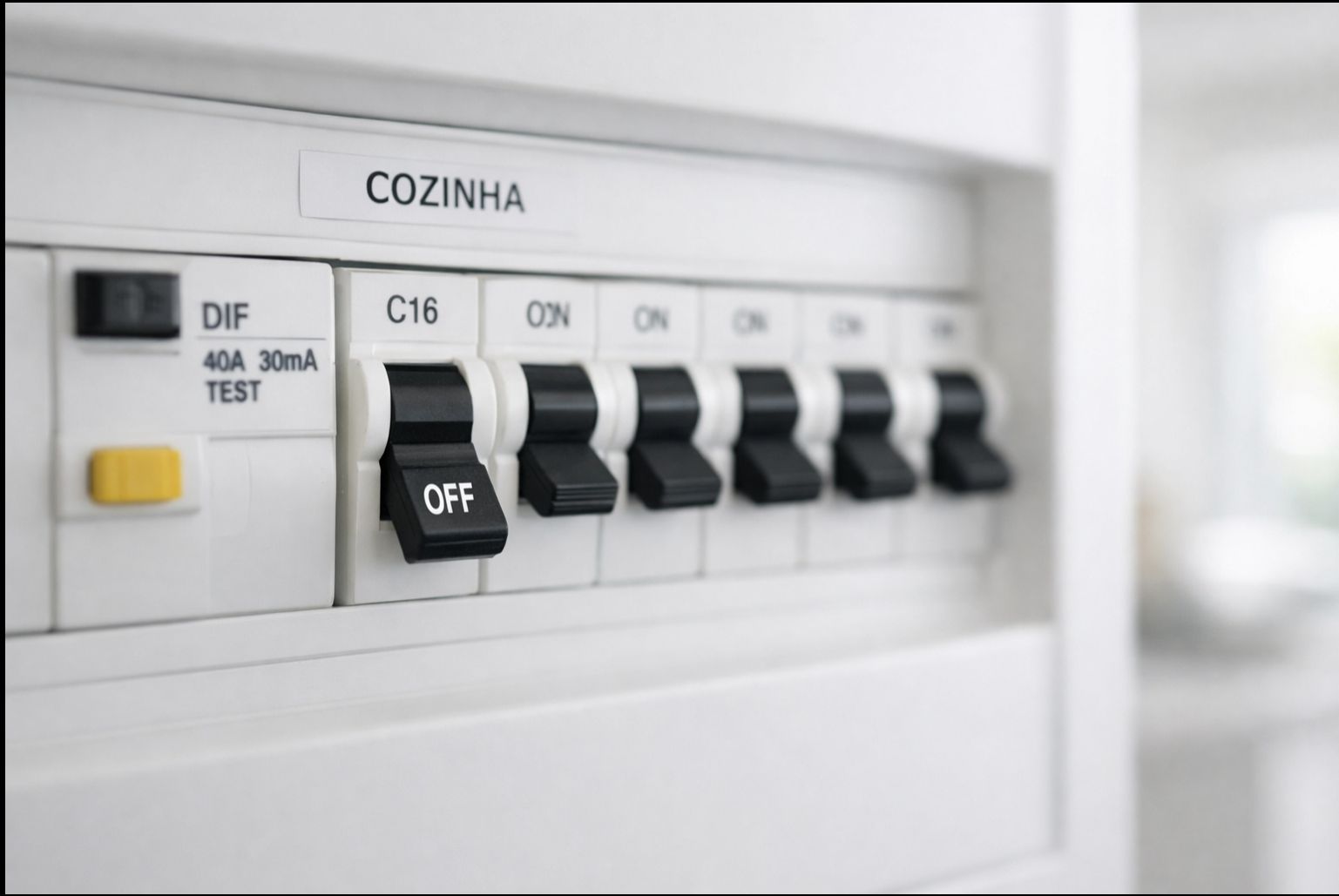 disjuntor foi abaixo