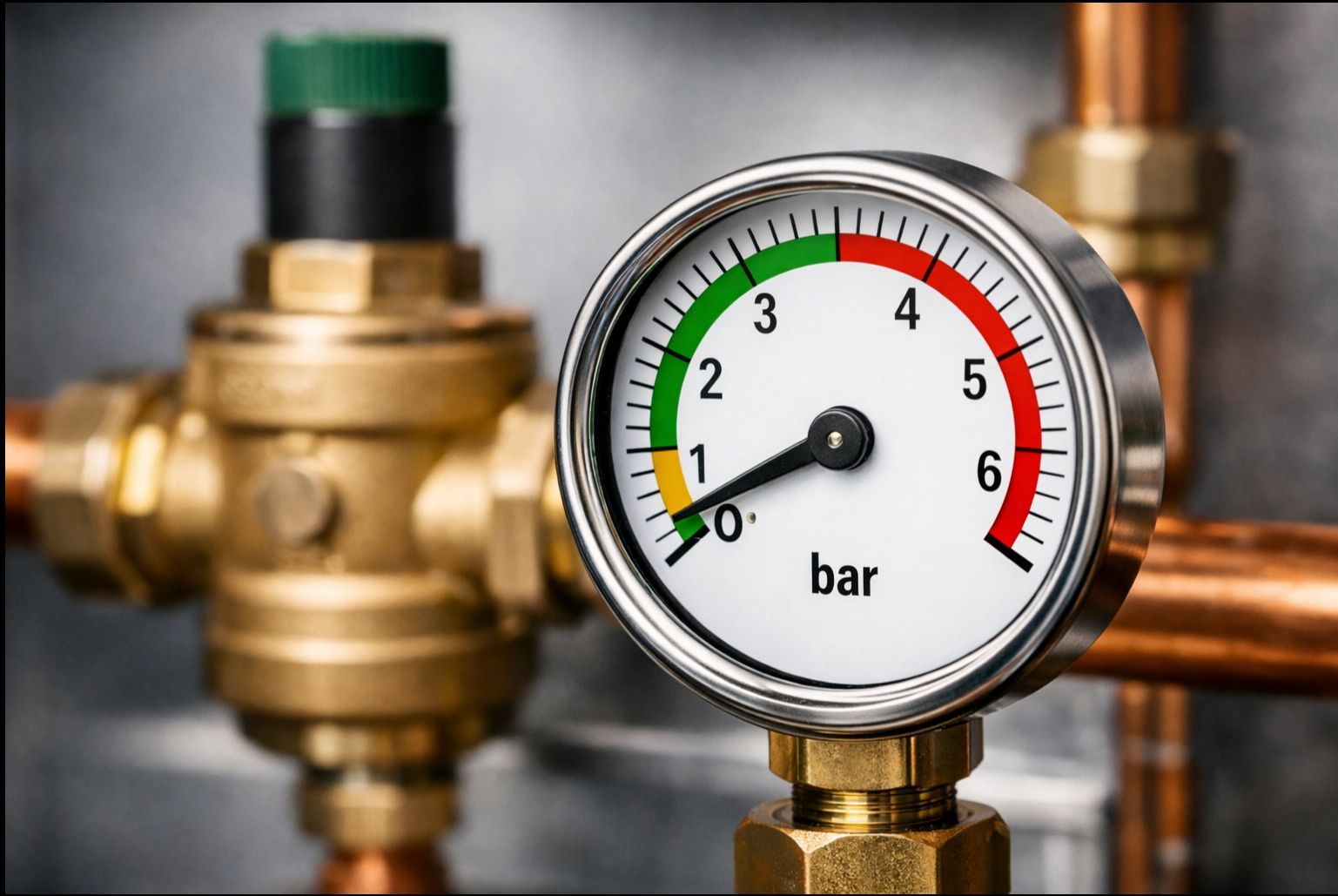 Pressão de água fraca