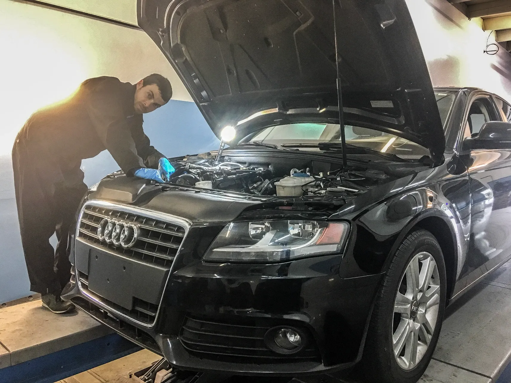 Mechanic Checking Vehicle | ABC Auto Repair
