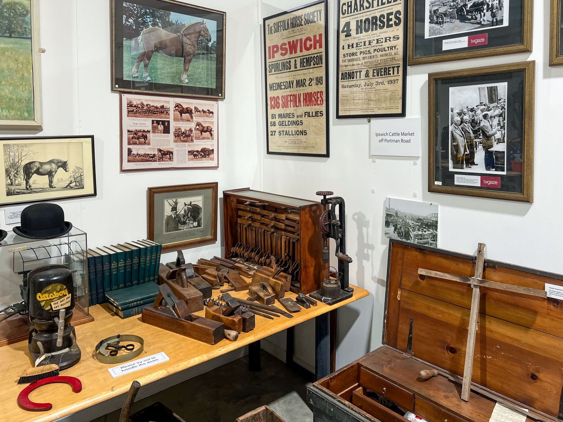 The Heritage Museum at the Suffolk Punch Trust, showcasing the agricultural history of the charity