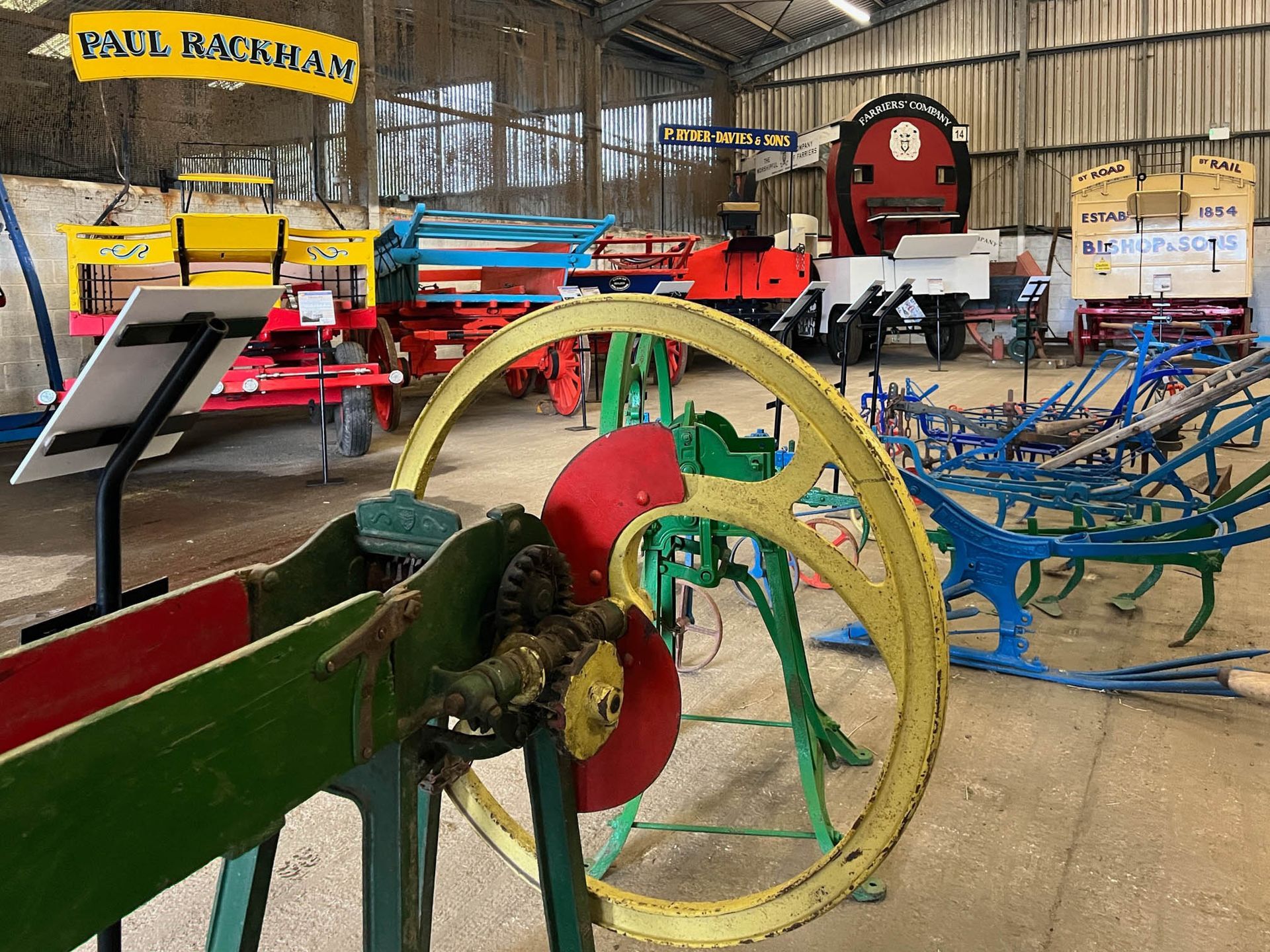 The Heritage Museum shows equipment used hundreds of years ago on the charity's farm