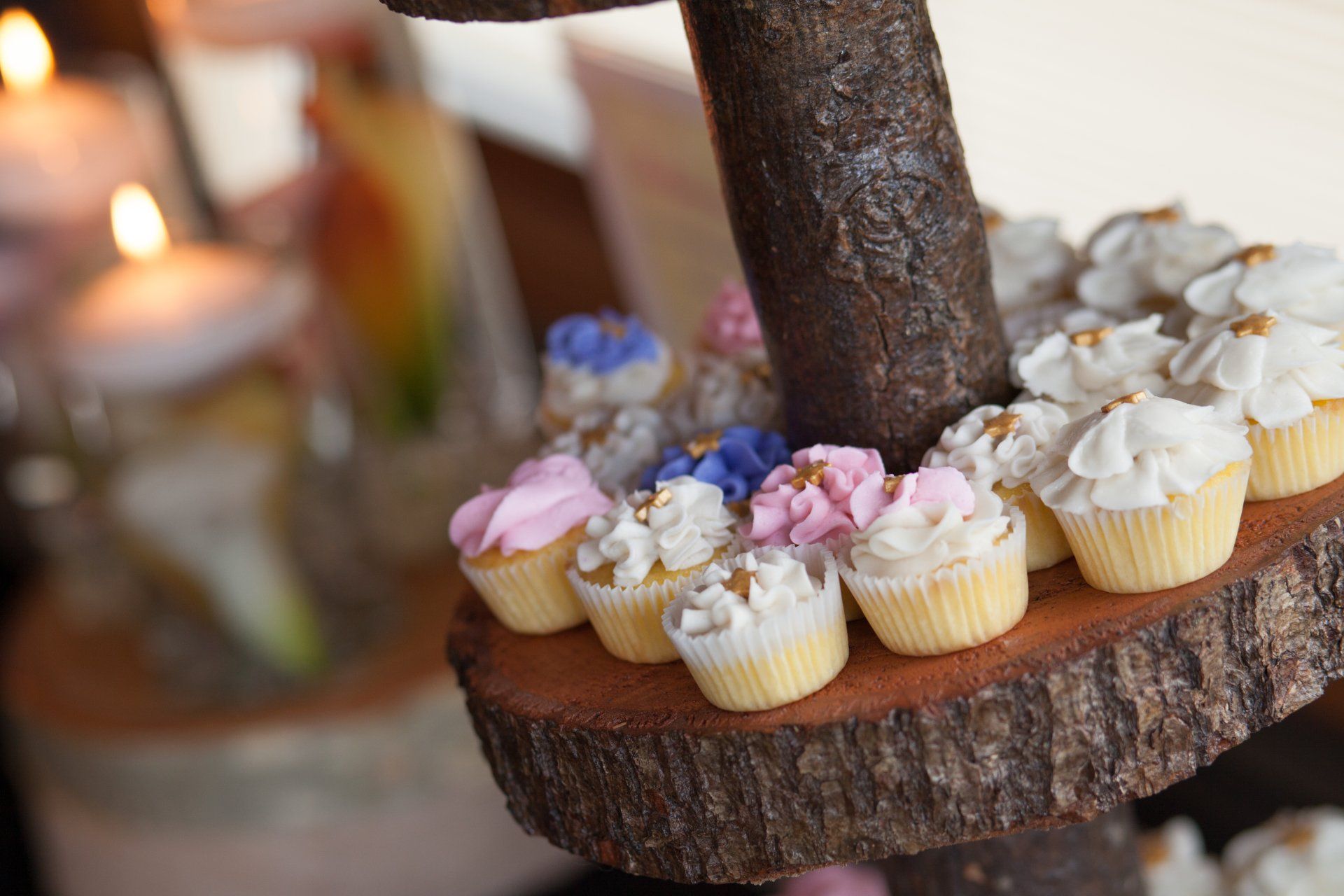 cupcake tower BellaVueEvents mini cupcakes