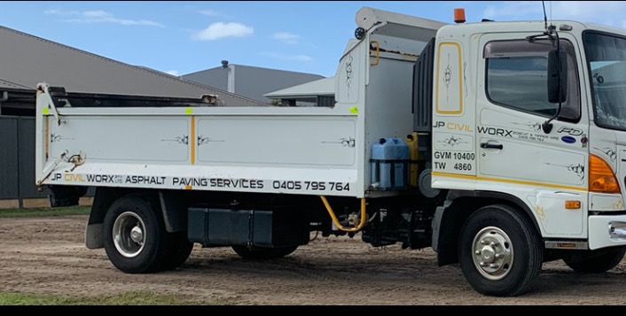The Side View Of A JP Civilworx Vehicle — JP Civilworx Pty Ltd in Eraring, NSW