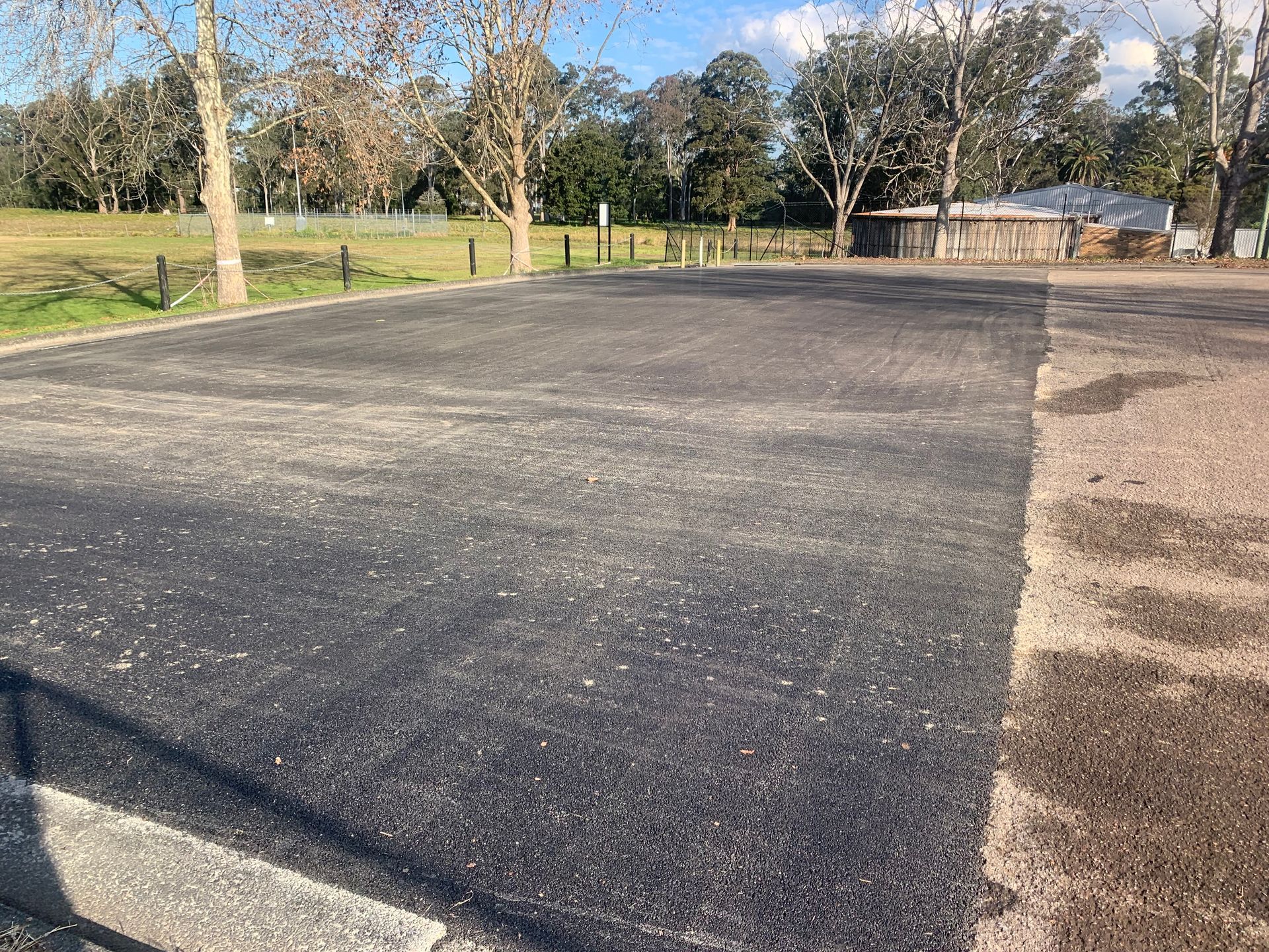 Flat Carpark Surrounded By Grass — JP Civilworx Pty Ltd in Eraring, NSW