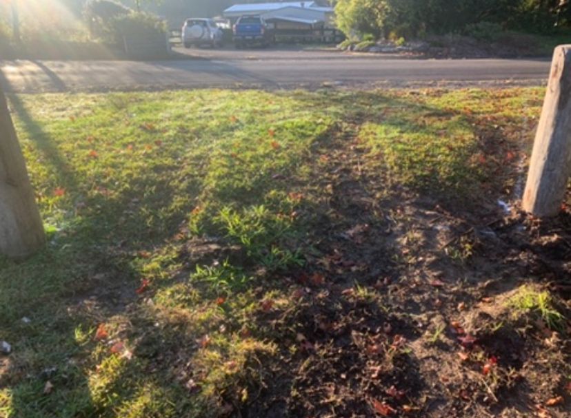 Some Muddy Grass Next To The Road With A House And Cars In The Background — JP Civilworx Pty Ltd in Eraring, NSW
