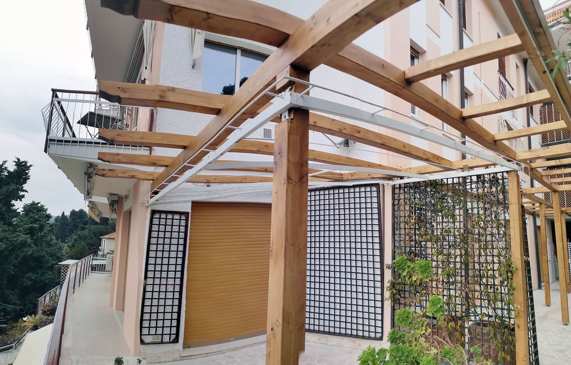 costruzione pergole