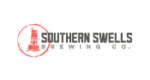 Southern Swells Brewing Co. logo: red lighthouse within a circle, gray text on white.