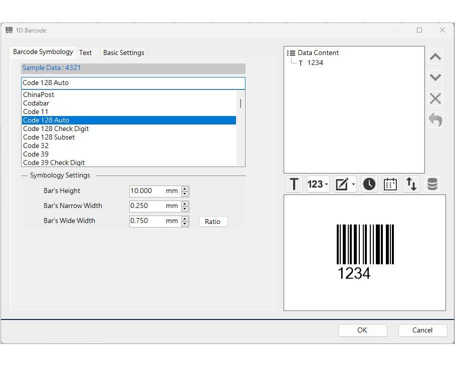 Print Unitherm's Iron On Barcode Labels with GoLabel