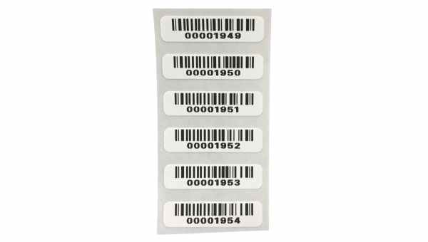 Iron On Barcode Labels