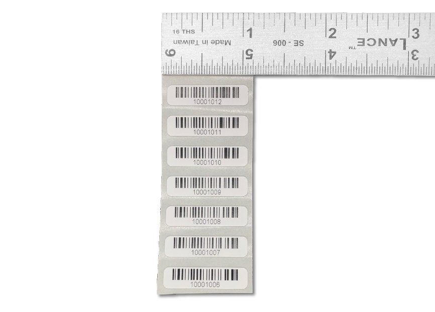 Iron On Labels With Barcodes
