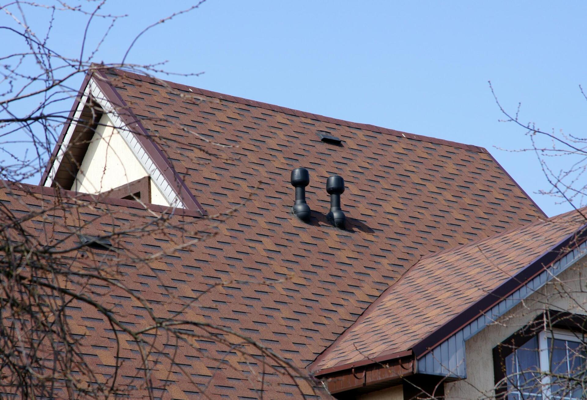 newly installed tile roof