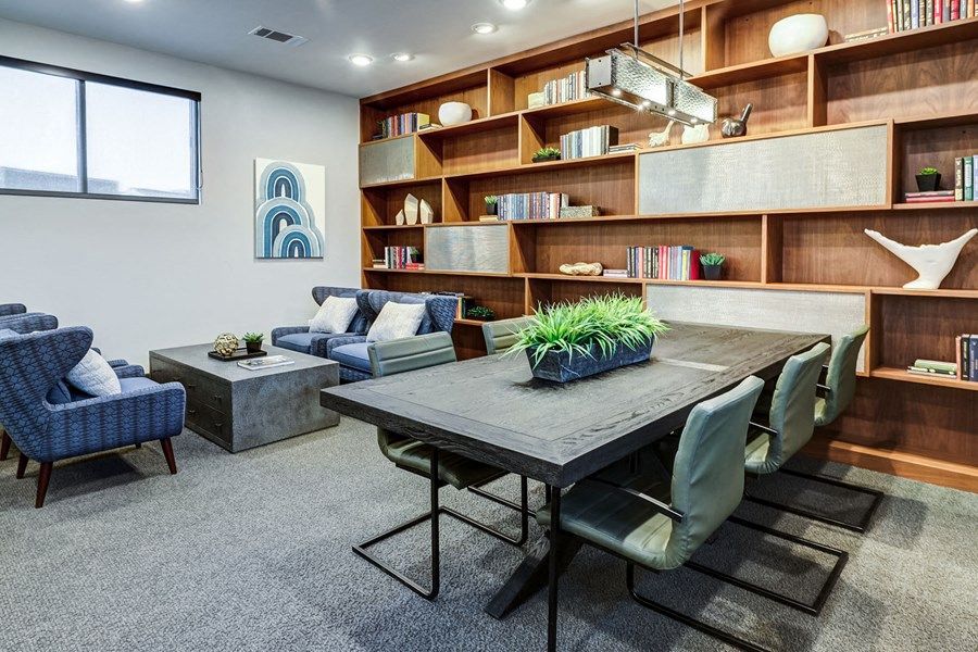 Dining table chair at Icon Apartment Homes at Ferguson Farm, Montana, 59718