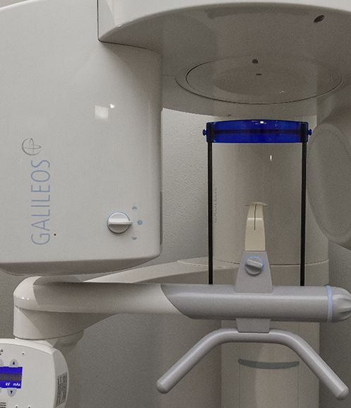 A white machine with the word galileos on it