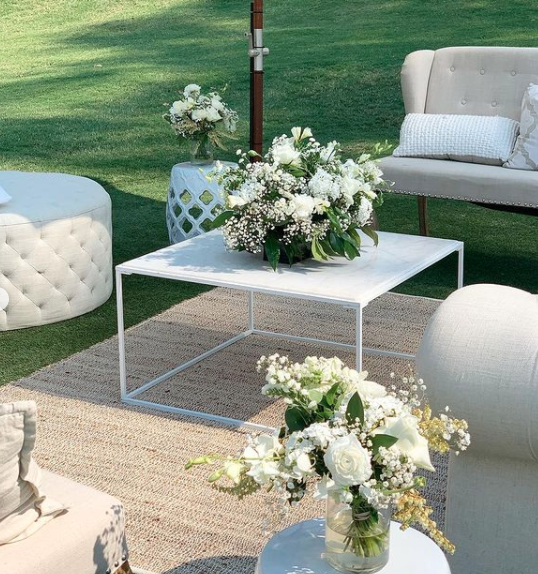 Flower Bouquet On Table — Florists In Woolgoolga, NSW