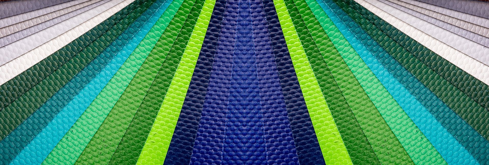 Sample of PVC Polymer Vinyl, Material design color palette layout, RAL color system.