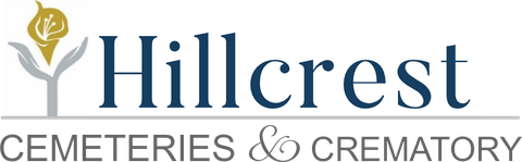 the logo for hillcrest cemeteries and crematory
