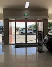 Glass Fire Exit Door - Commercial & Industrial Construction In Palm Grove, QLD