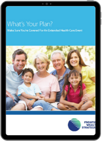 A tablet is open to a page that says what's your plan — Walnut Creek, CA — Frontier Wealth Strategies LP