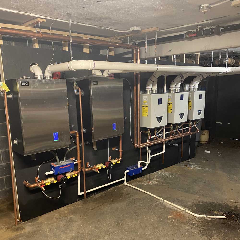 Newly Installed Water Heater — West Springfield, MA — Clean Air Mechanical Heating & Air Conditioning