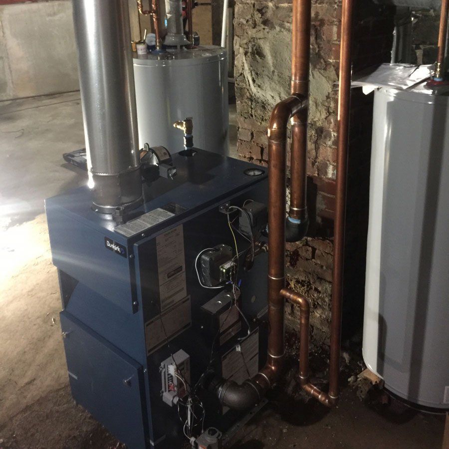 Dunkirk Oil Boiler — West Springfield, MA — Clean Air Mechanical Heating & Air Conditioning