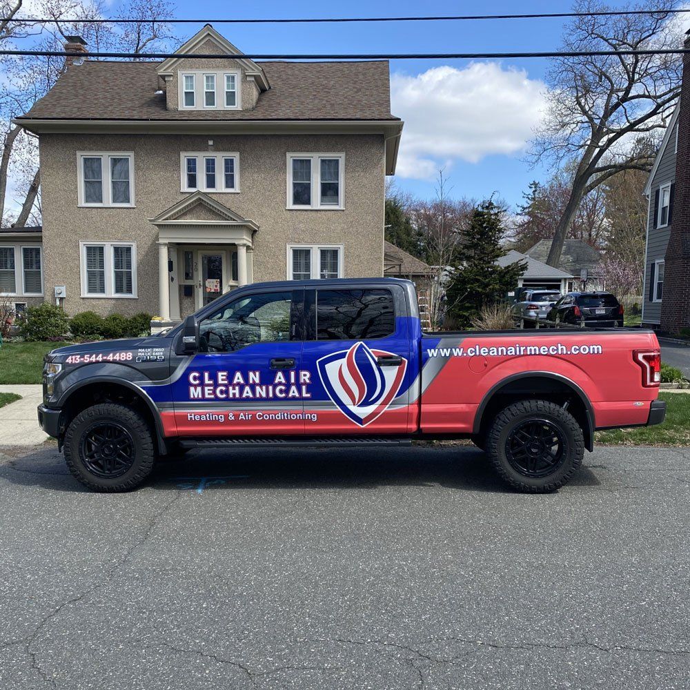 Company Truck — West Springfield, MA — Clean Air Mechanical Heating & Air Conditioning