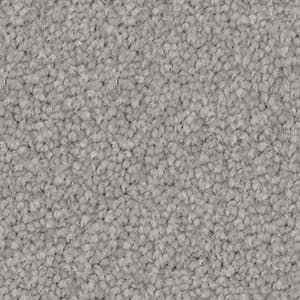 A close up of a gray carpet texture.