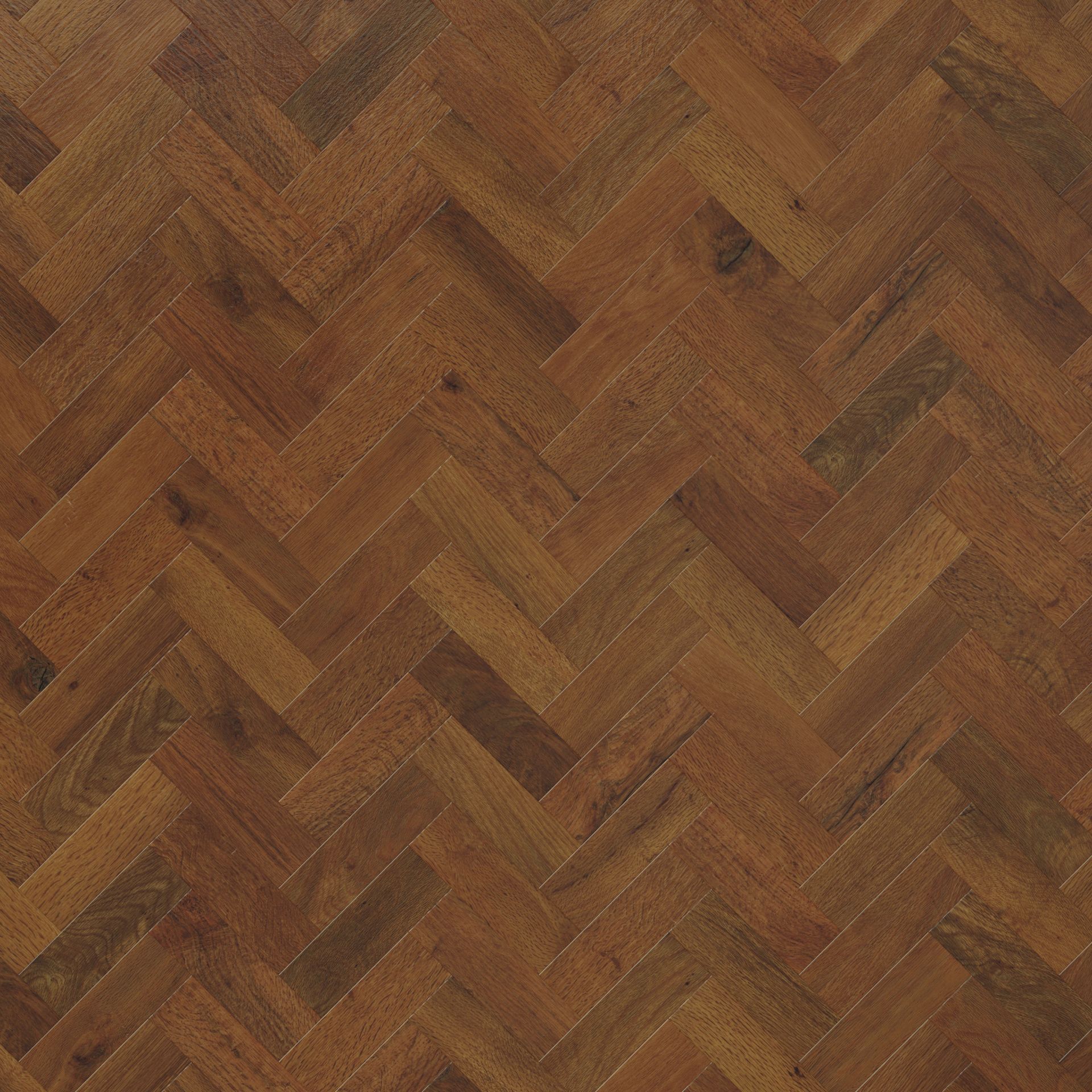 A close up of a wooden floor with a herringbone pattern.
