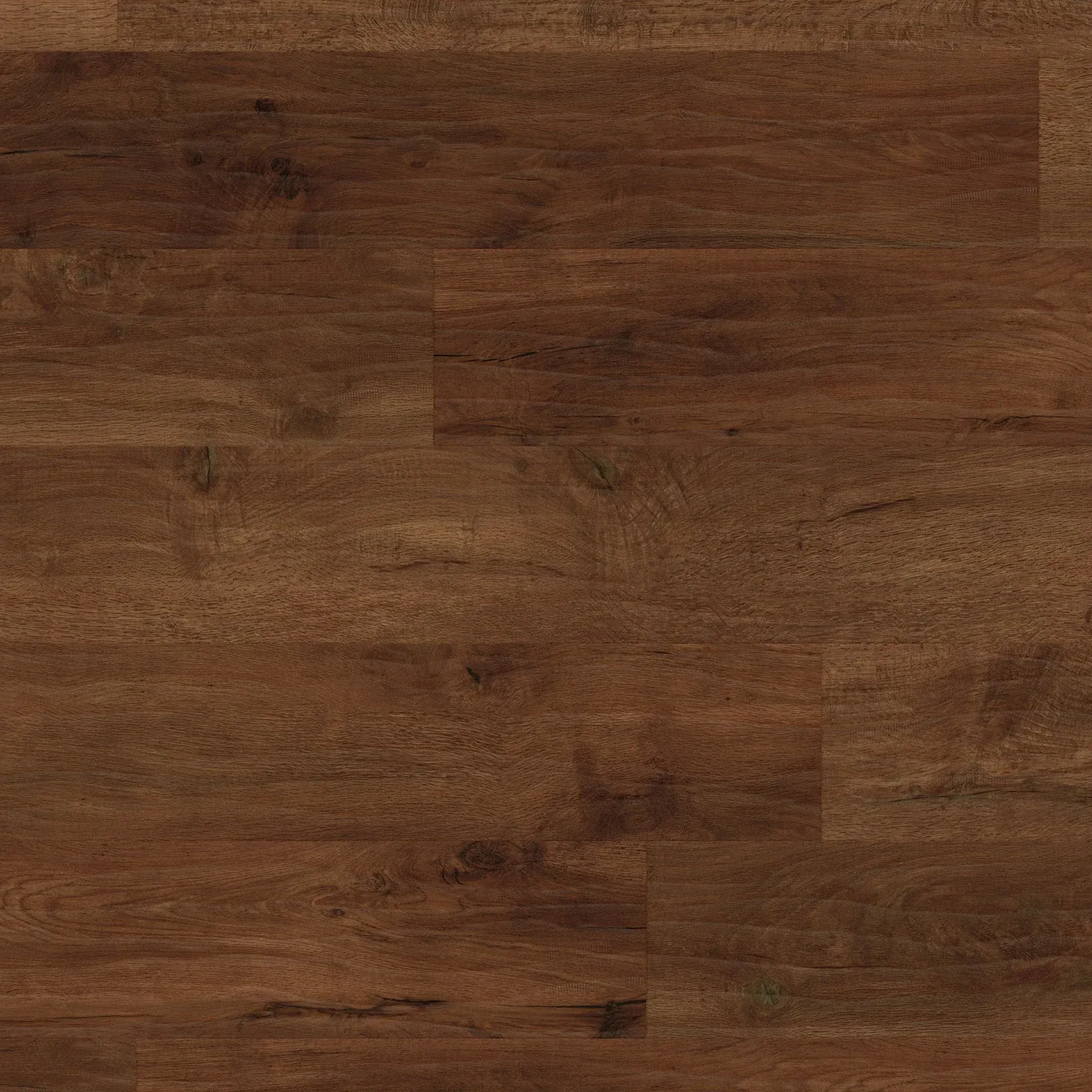 A close up of a dark brown wooden floor.