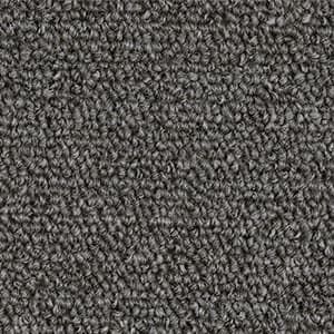 A close up of a gray carpet texture.