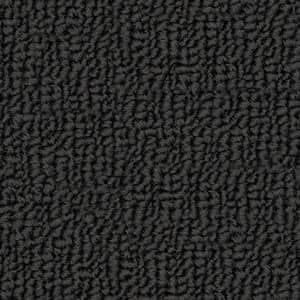 A close up of a black carpet texture.