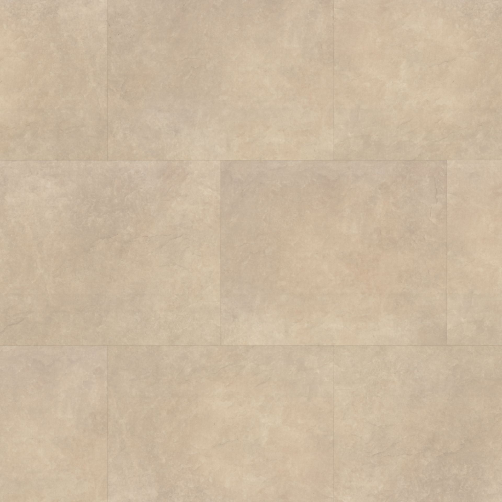 A close up of a beige tile floor.